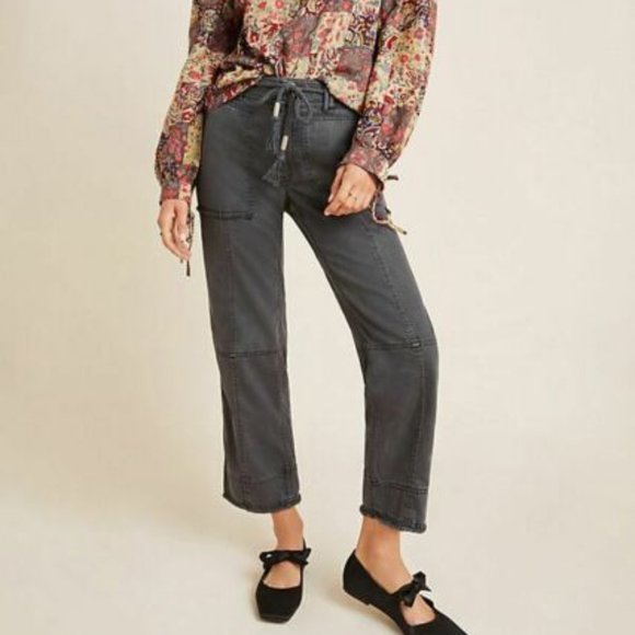 Anthropologie Pants - NWT Anthropologie Gray Cargo Utility Pants 27 4